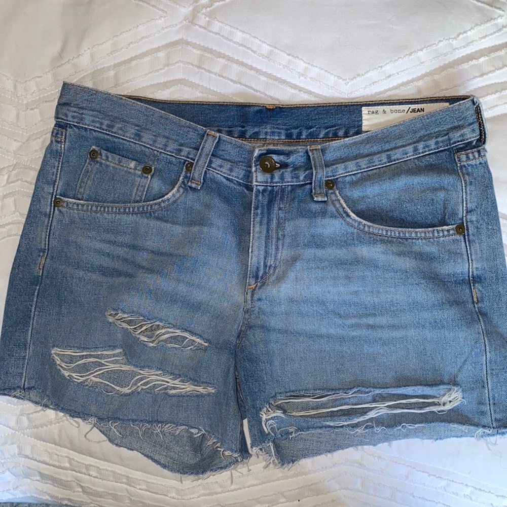 Rag and Bone distressed shorts